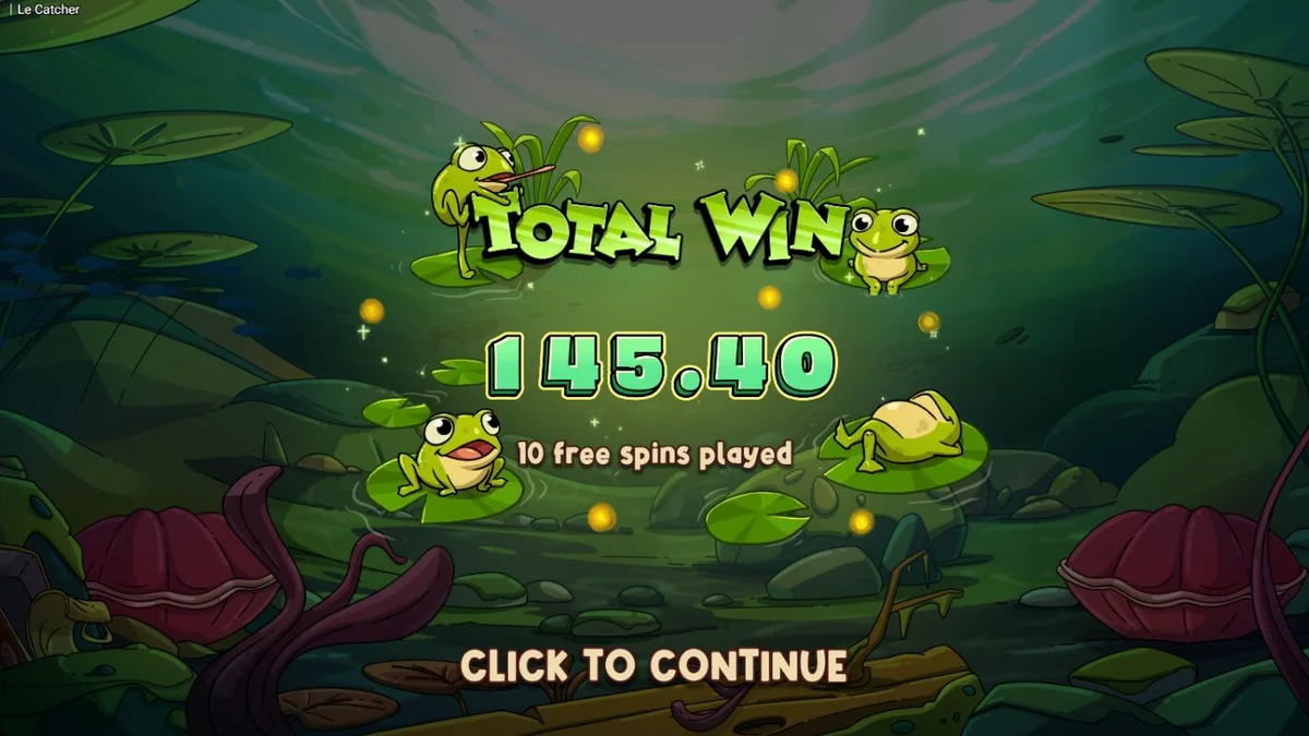 Rakun pemancing dalam slot Le Catcher